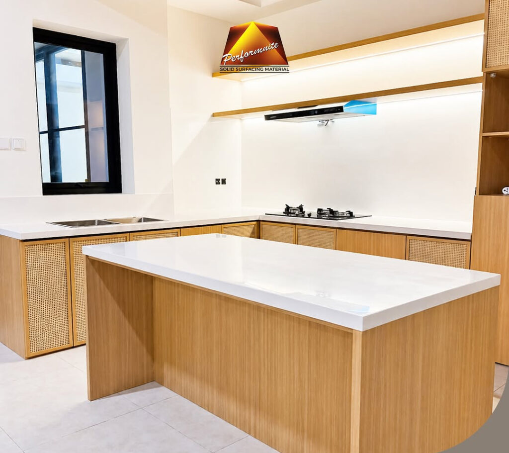 Aplikasi Solid Surface pada Dapur